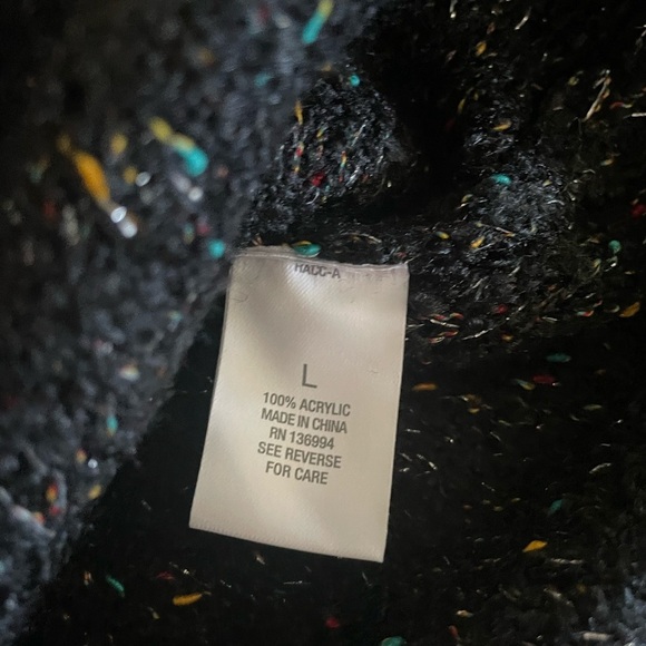 Dress Barn-Roz & Ali Tweed Blazer Jacket Size L Black-Multi Color Office Work - Picture 10 of 12